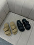 Summer Casual Double Strap Slid On Sliders